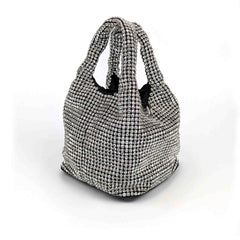 Abi Gemstone Bag - Moonstone Silver | NEMILDN