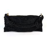 Bisi Rhinestone Clutch Bag - Midnight Noir | NEMILDN