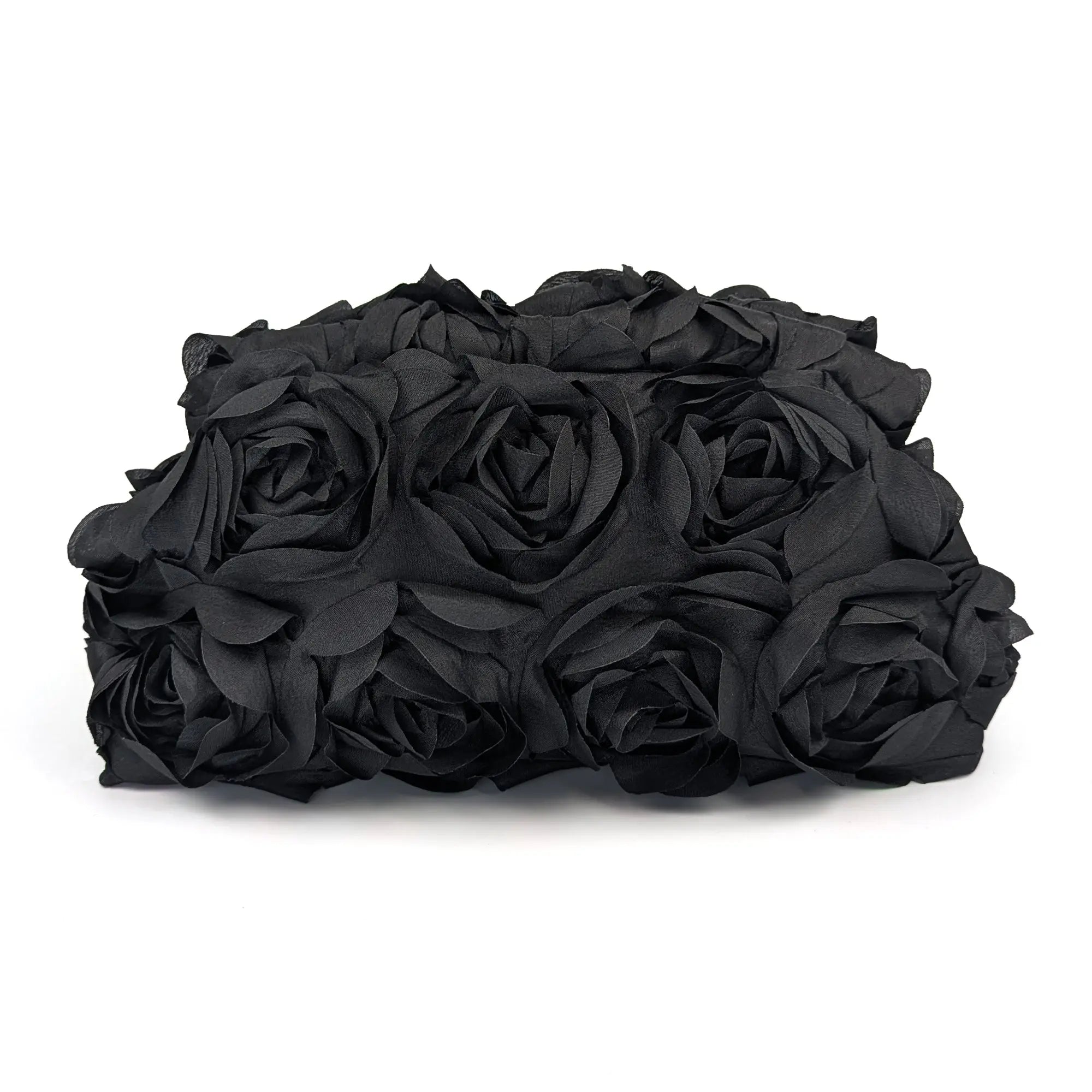 Rose Petal Clutch Bag - Black Orchid | NEMILDN