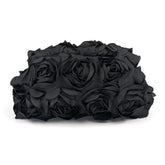Rose Petal Clutch Bag - Black Orchid | NEMILDN