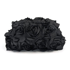 Rose Petal Clutch Bag - Black Orchid | NEMILDN