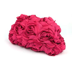 Rose Petal Clutch Bag - Fuchsia Pop | NEMILDN