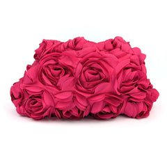 Rose Petal Clutch Bag - Fuchsia Pop | NEMILDN