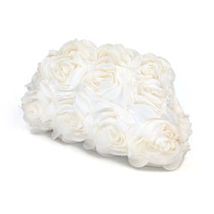 Rose Petal Clutch Bag - Pearl White | NEMILDN