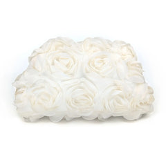 Rose Petal Clutch Bag - Pearl White | NEMILDN