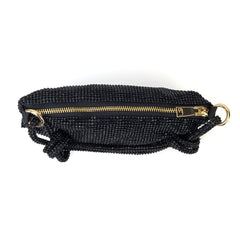 The Bisi Rhinestone Bag - Midnight Noir