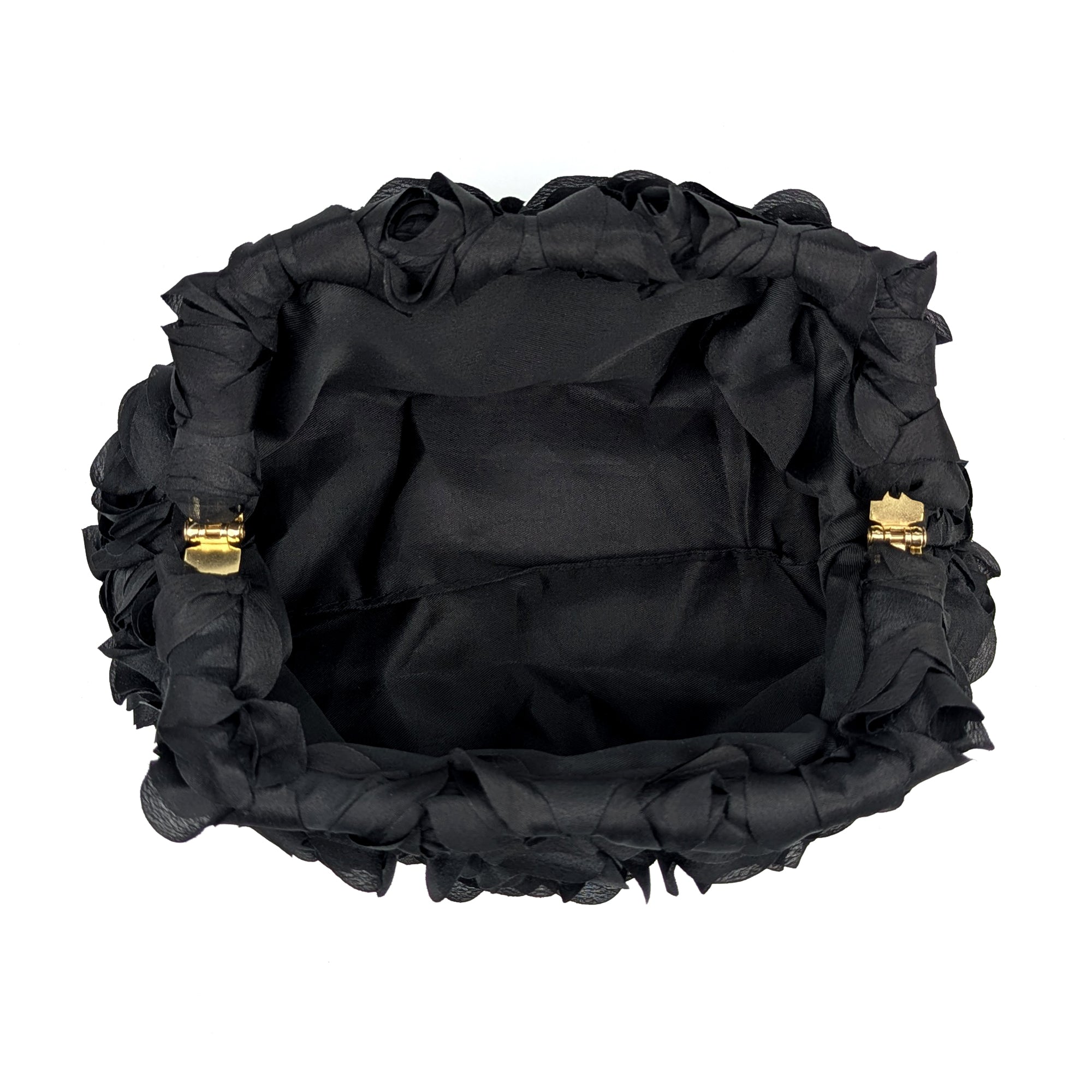 The Rose Petal Bag - Black Orchid