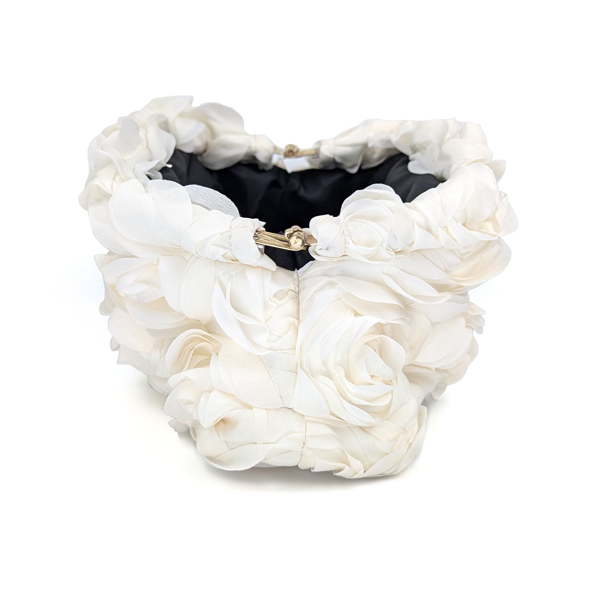 The Rose Petal Bag - Pearl White