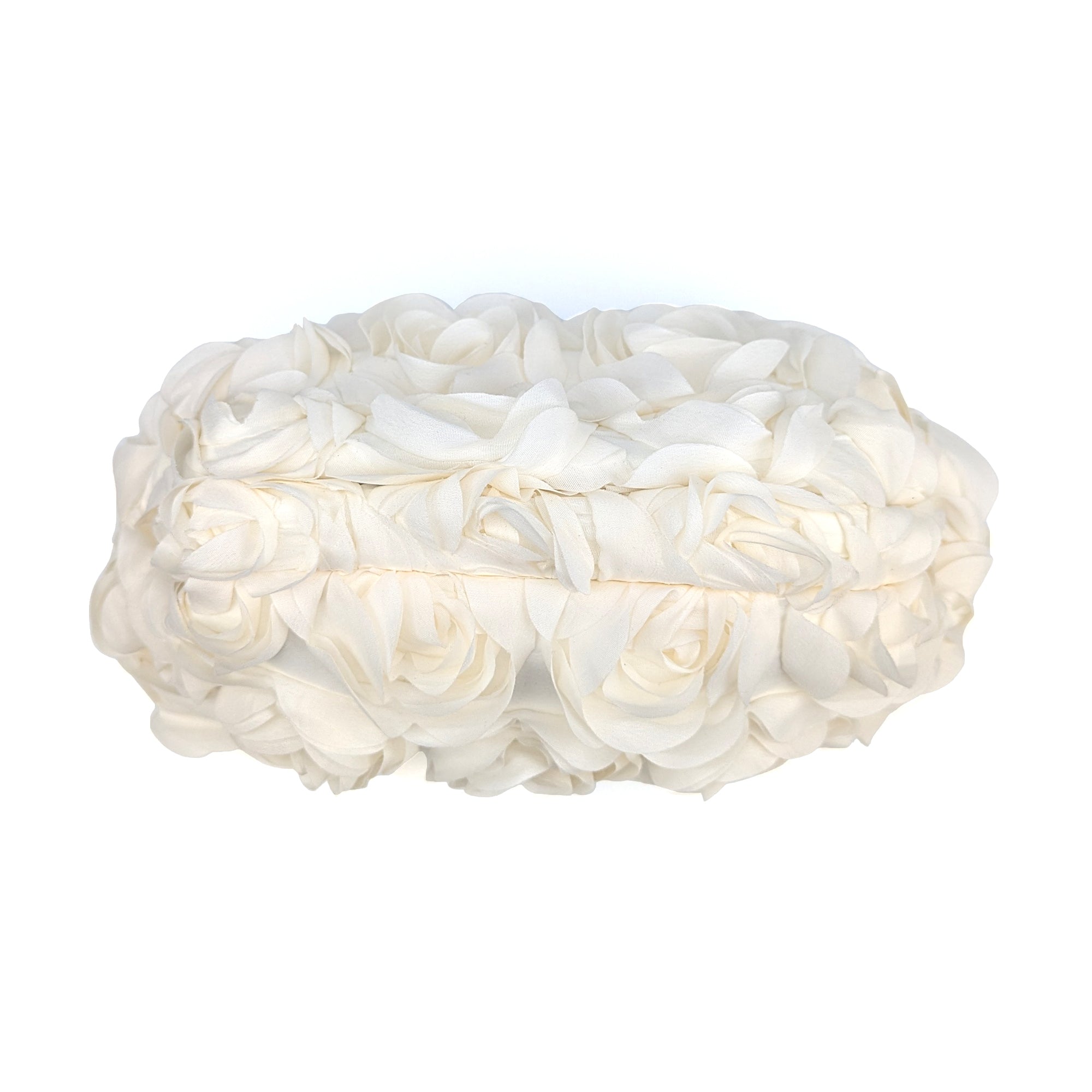 The Rose Petal Bag - Pearl White