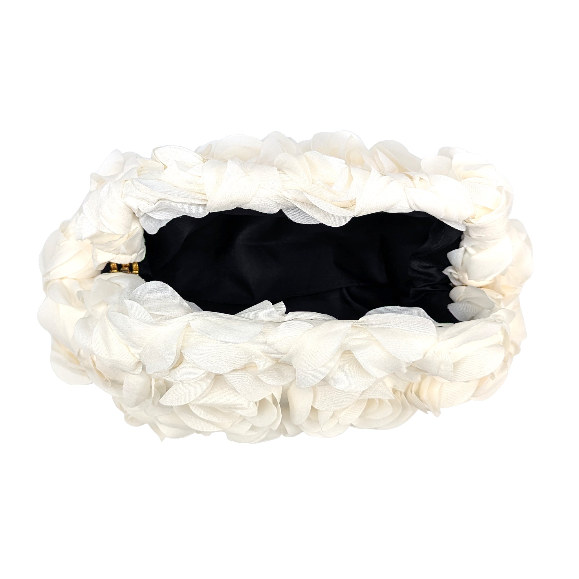 The Rose Petal Bag - Pearl White